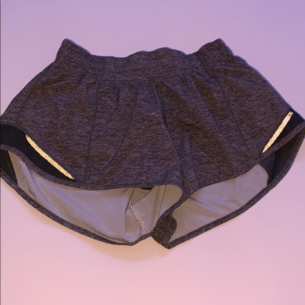 grey lululemon shorts